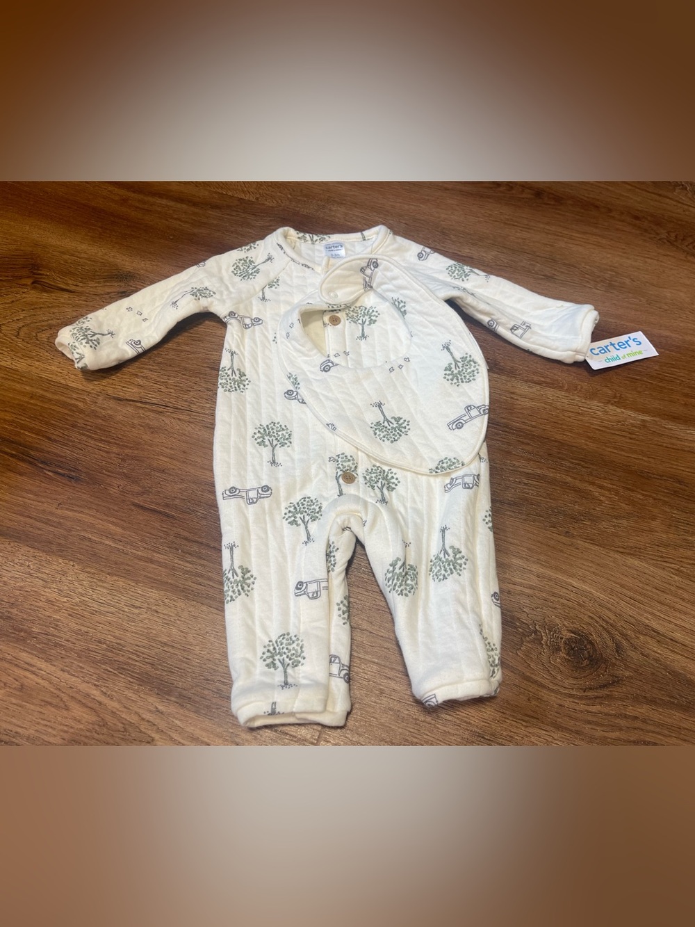 NWT Baby Boy Outfit & Bib